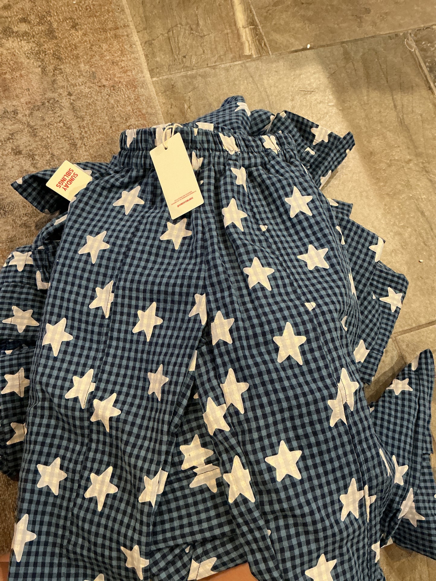 Dusty Star Pants - Blue