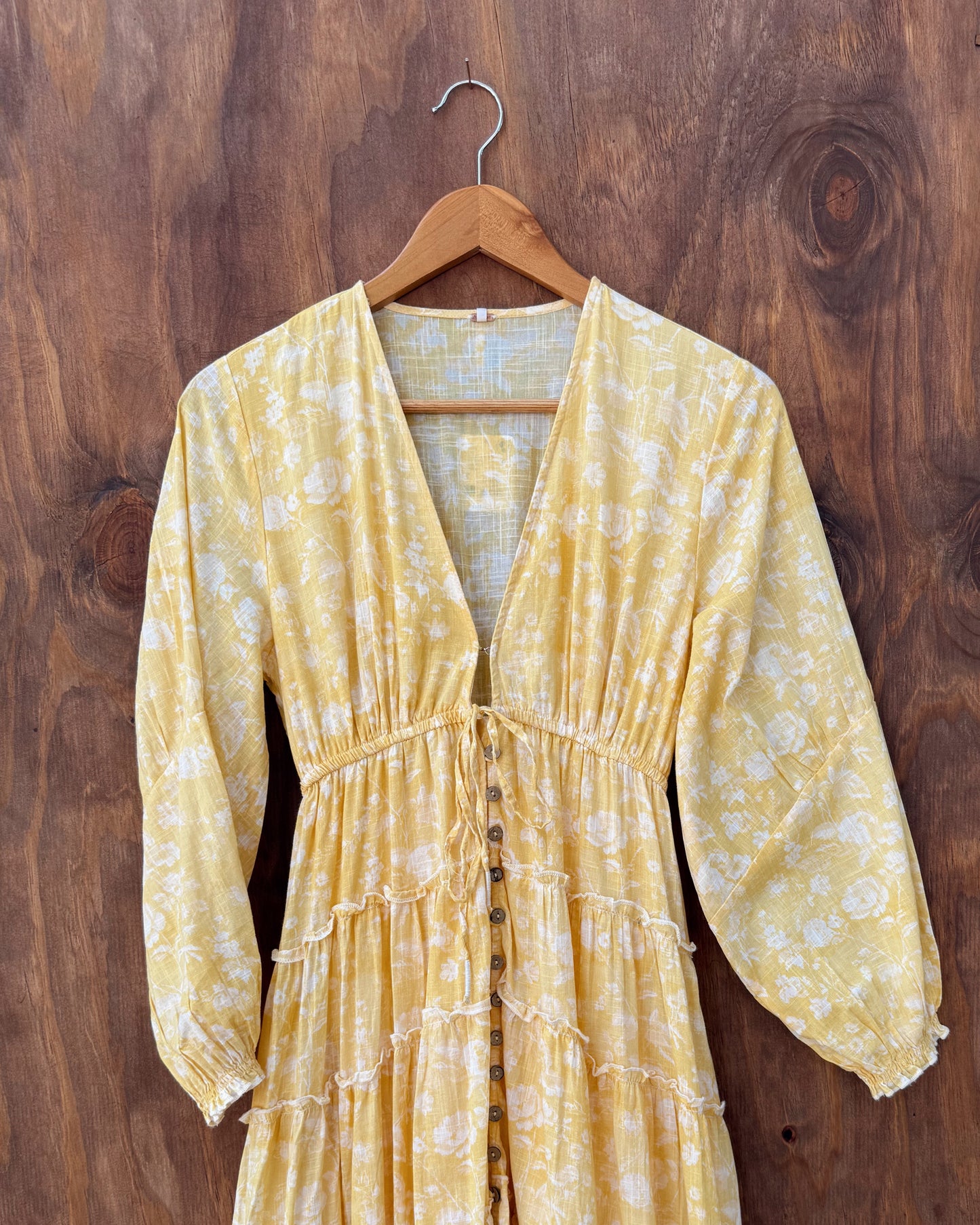 Pappiet Sunshine floral midi dress Free People