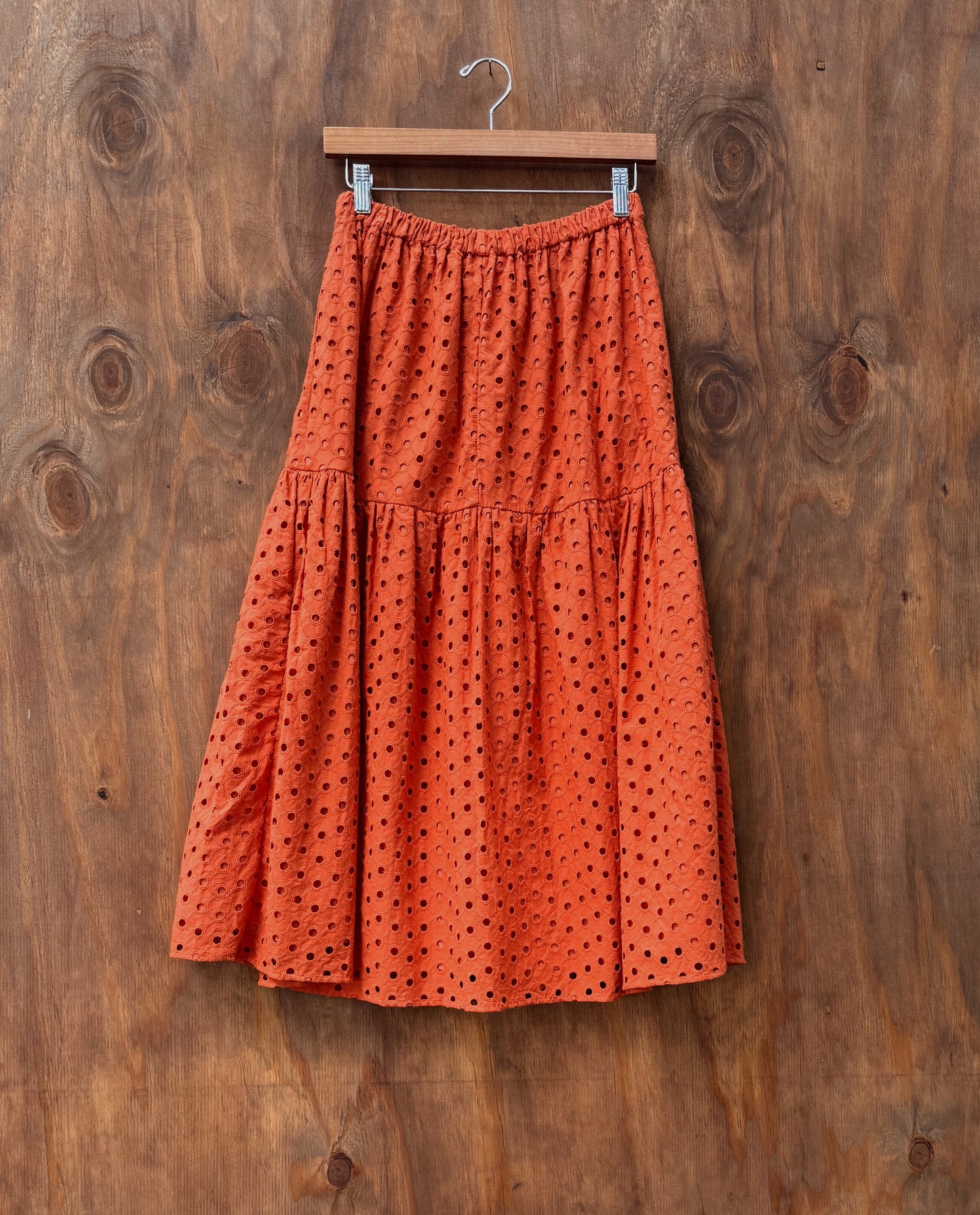 Nalley Eyelet Midi Skirt