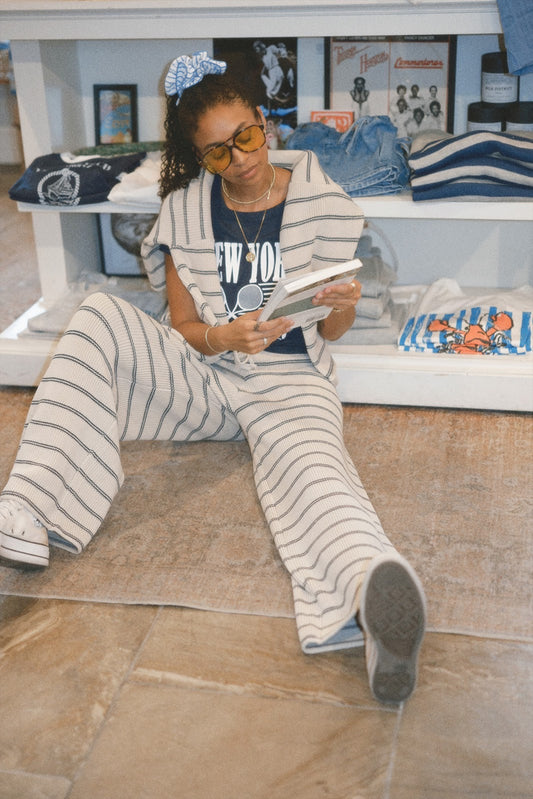 Terminal B Striped Knit Pant