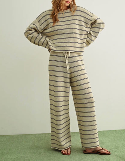 Terminal B Striped Knit Pant