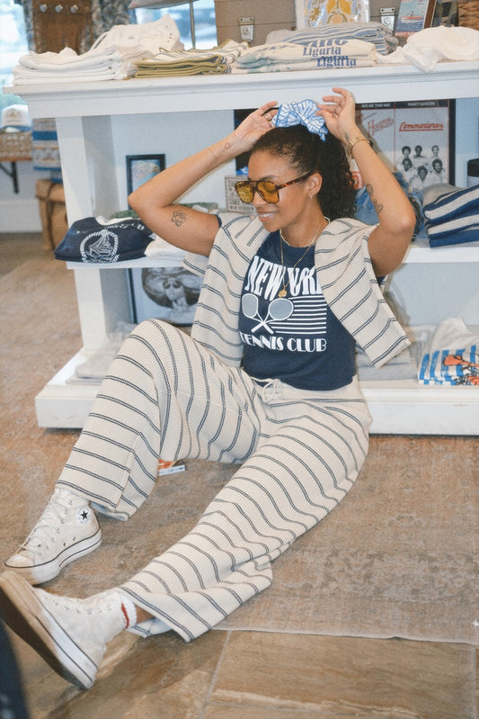 Terminal B Striped Knit Pant