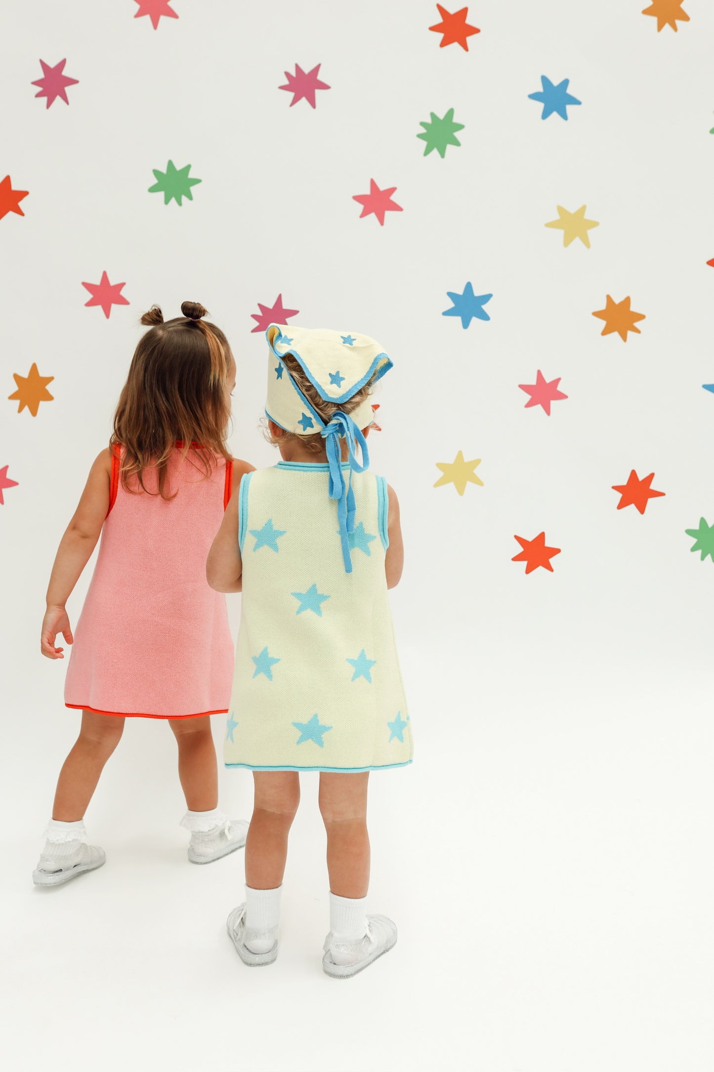 Sunday Stars Align Dress - Blue+Yellow