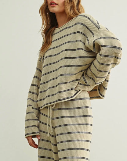 Terminal B Striped Knit Pant