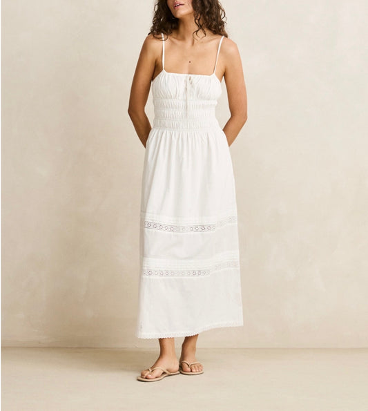 Rhythm Broderie Lace Midi Dress