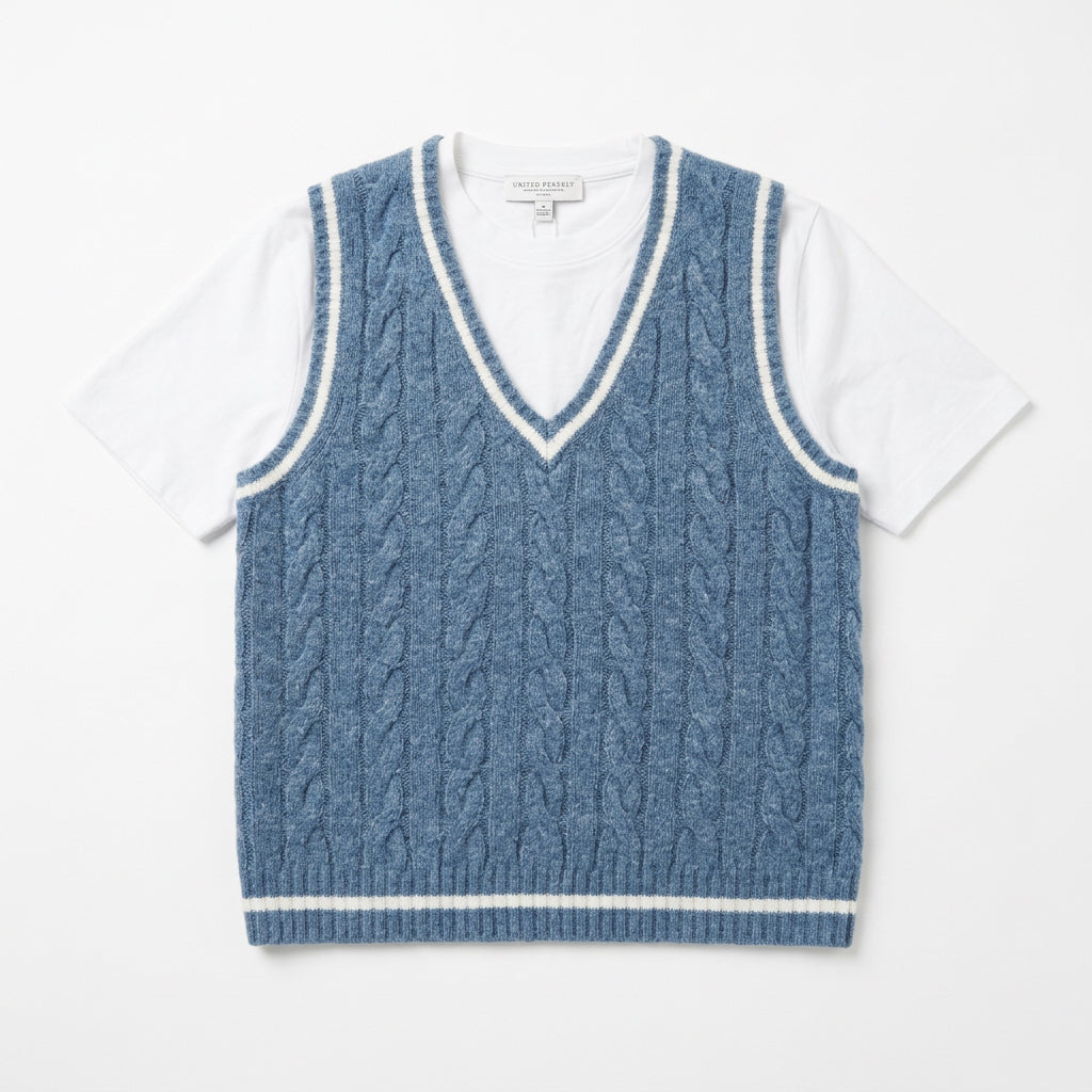 West Coen layered Sweater