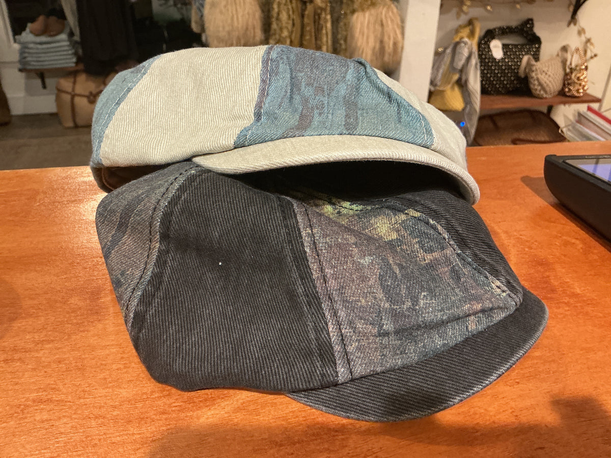 Vintage Washed Newsboy Cap