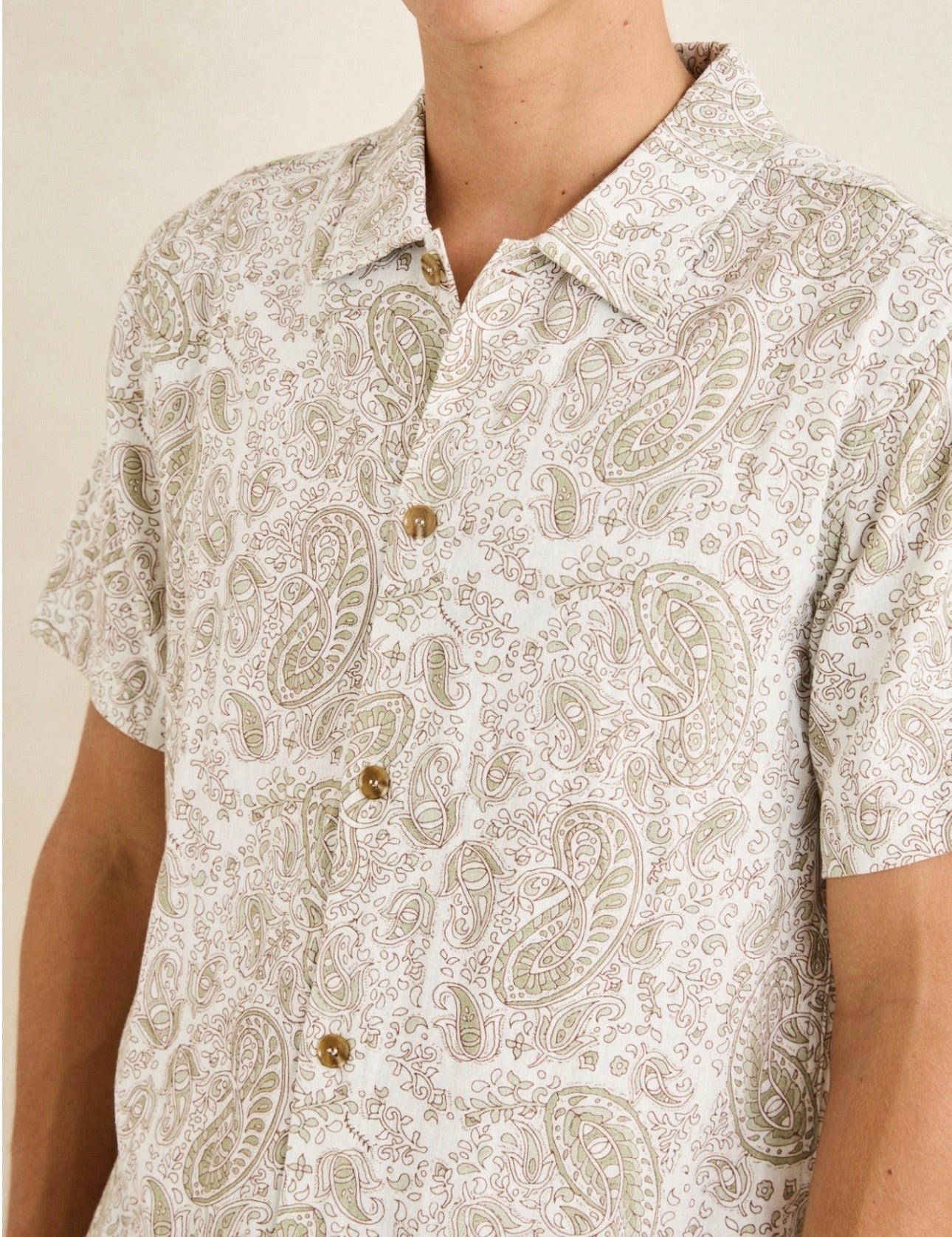 Tally Paisley SS Shirt