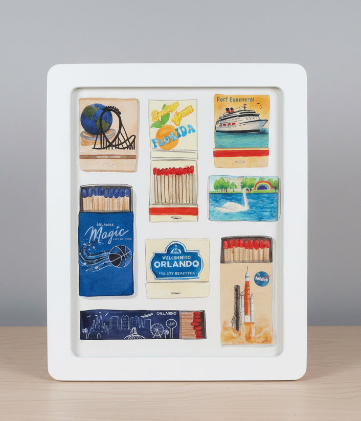 Lucky Seven Matchbook art