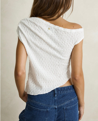 Rhythm Maya Lace Asymmetric Top