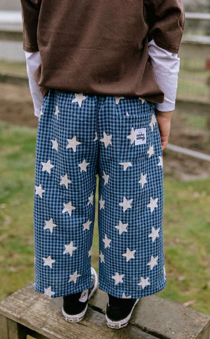 Dusty Star Pants - Blue