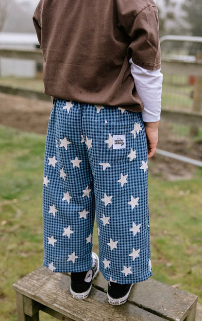 Dusty Star Pants - Blue