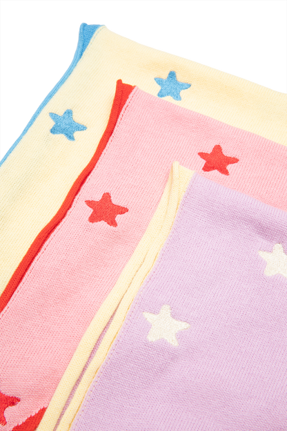 Sunday Stars Align Bandana- Red+Pink