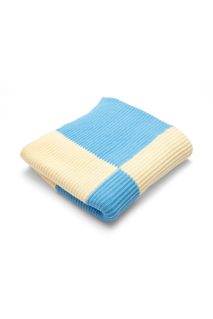 Sunday Blanket - Blue+Yellow