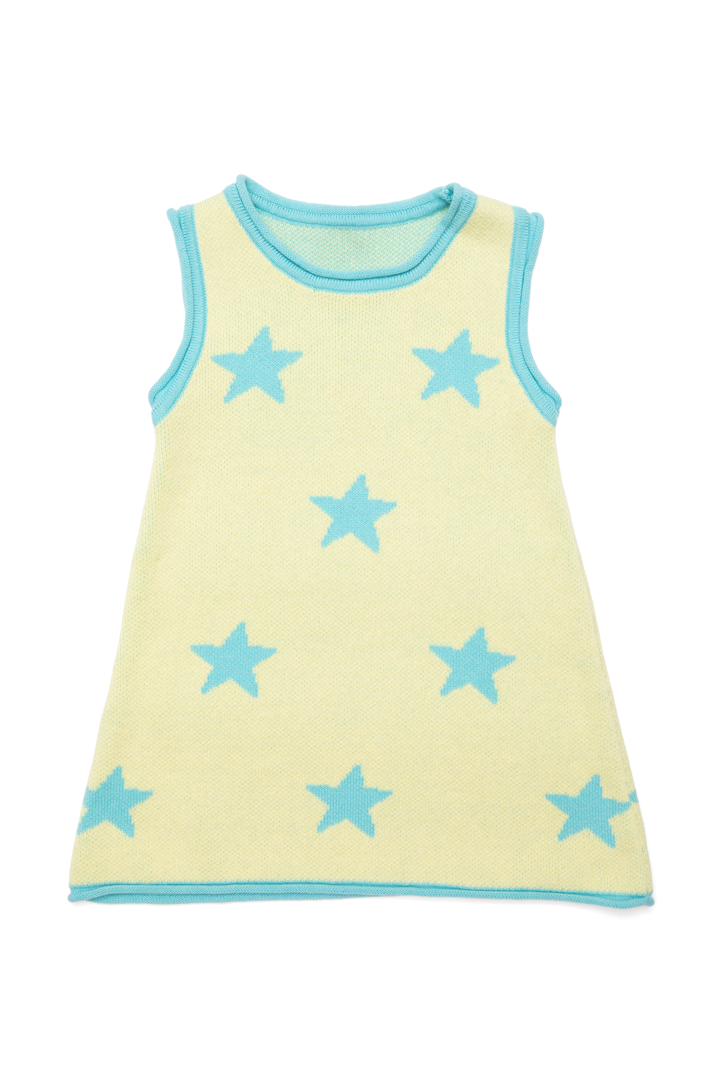 Sunday Stars Align Dress - Blue+Yellow