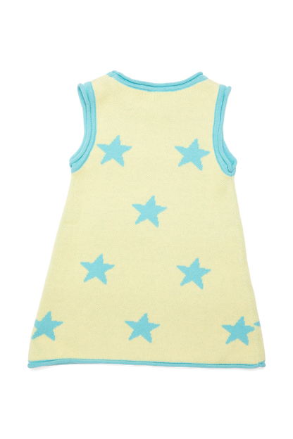 Sunday Stars Align Dress - Blue+Yellow