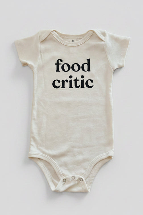 Food critic onsie 