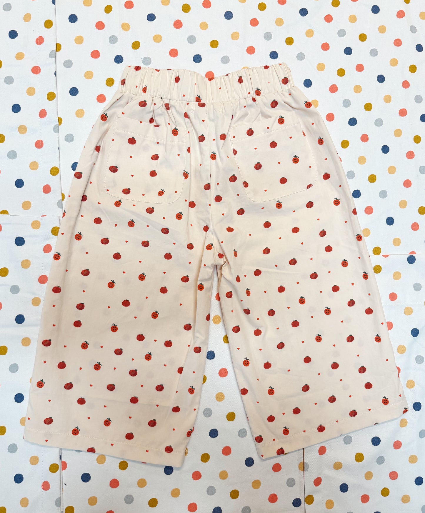 Happy Tomato Wide-Leg Pants