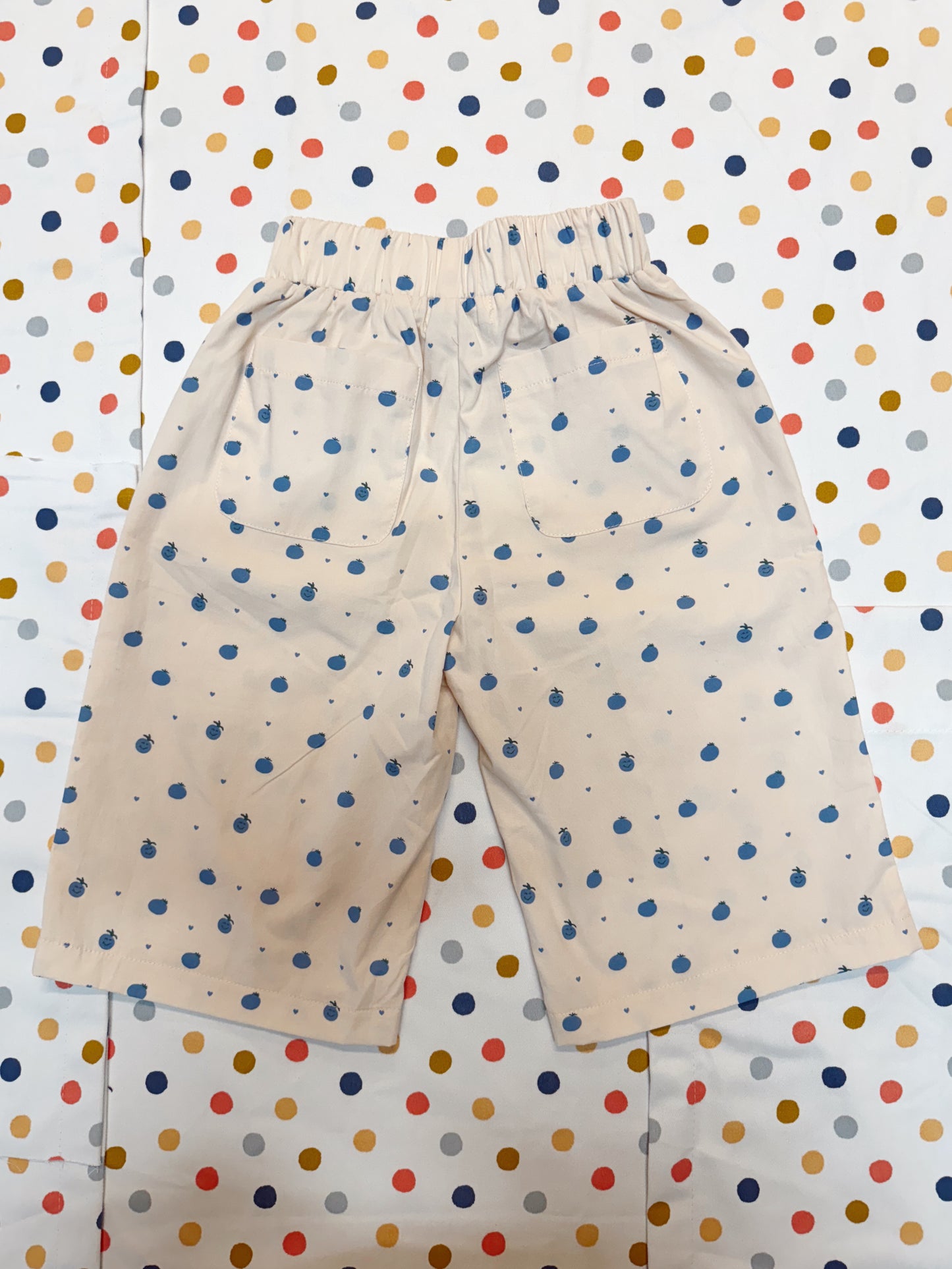 Happy Blueberry Wide-Leg Pants