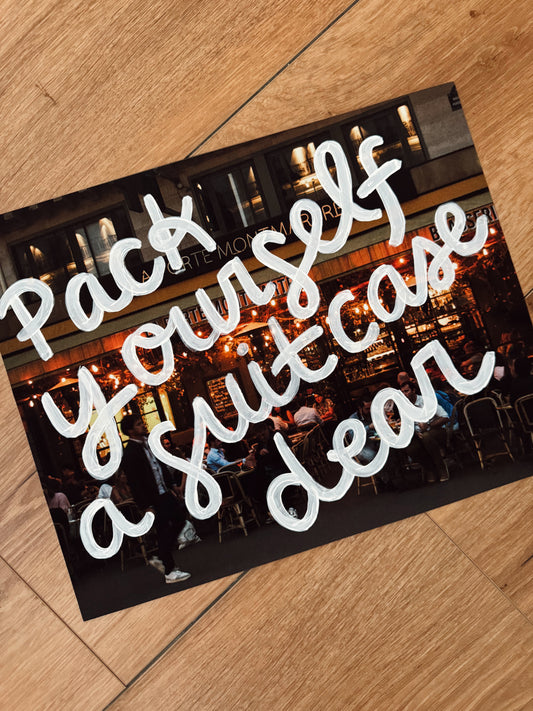 “Pack Yourself A Suitcase Dear” by Christie & Nate Edwards